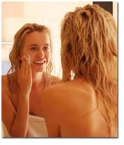 Heating Foil Calorique makes mirror clear while bathing