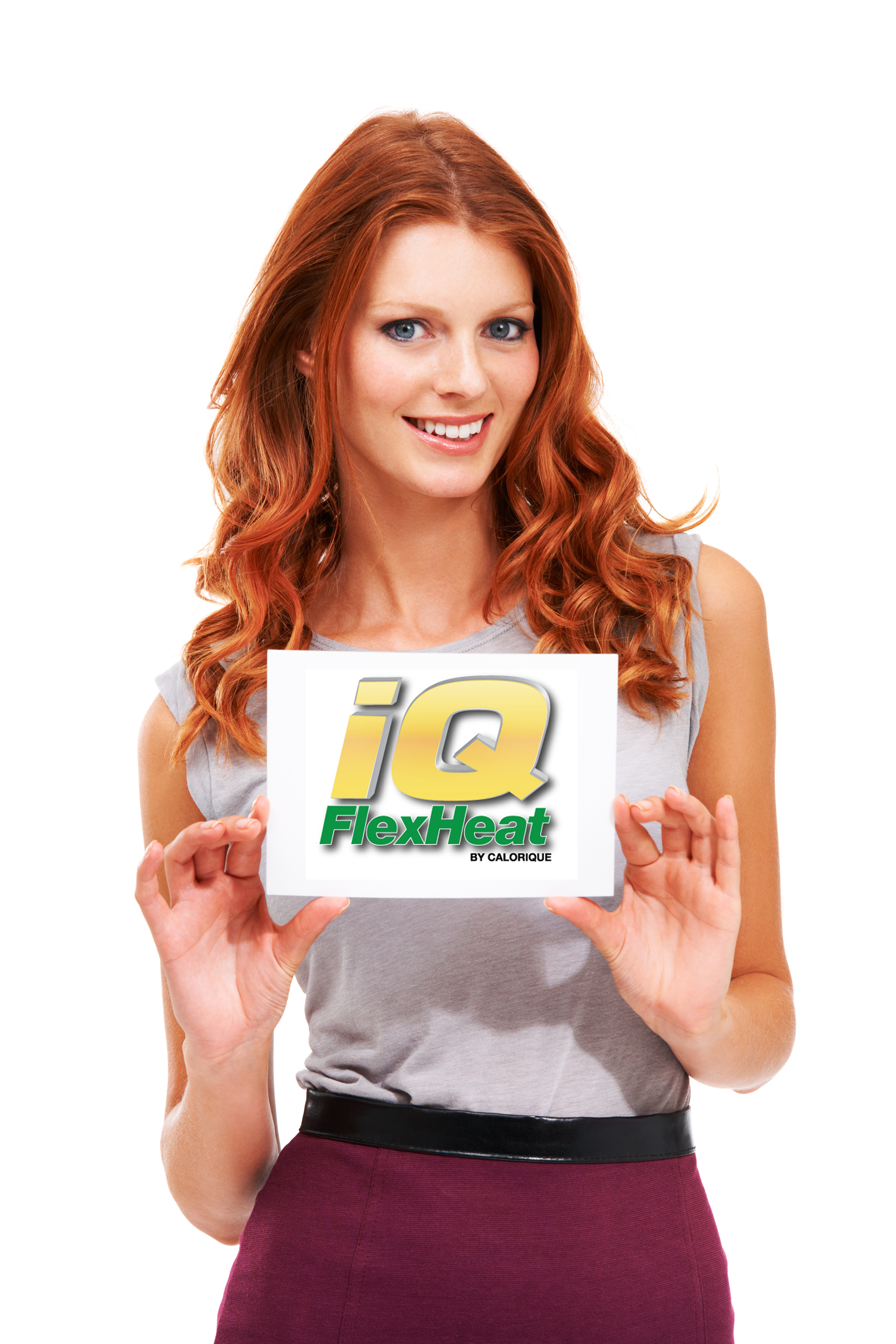 woman keeps logo iQFlexHeat